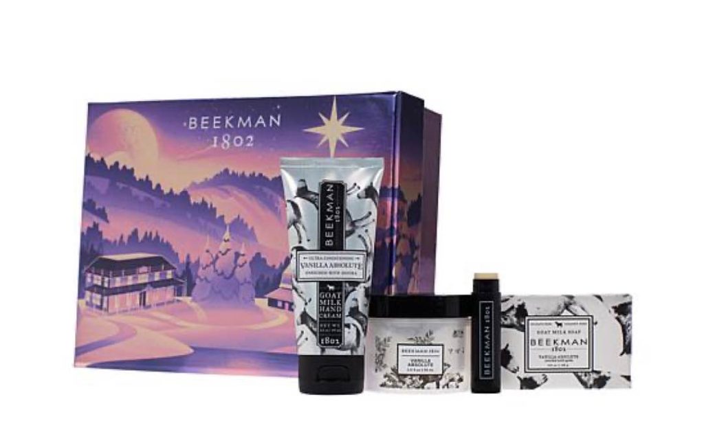 Beekman 1802 Twinkle Twinkle Holiday Collection Packaging