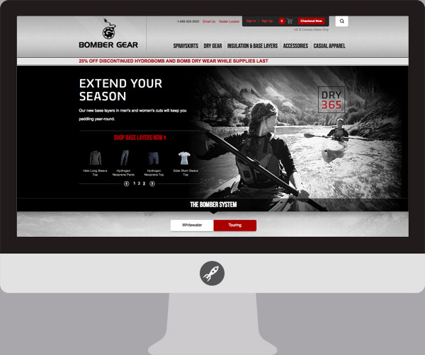 Bomber Gear Website Refresh